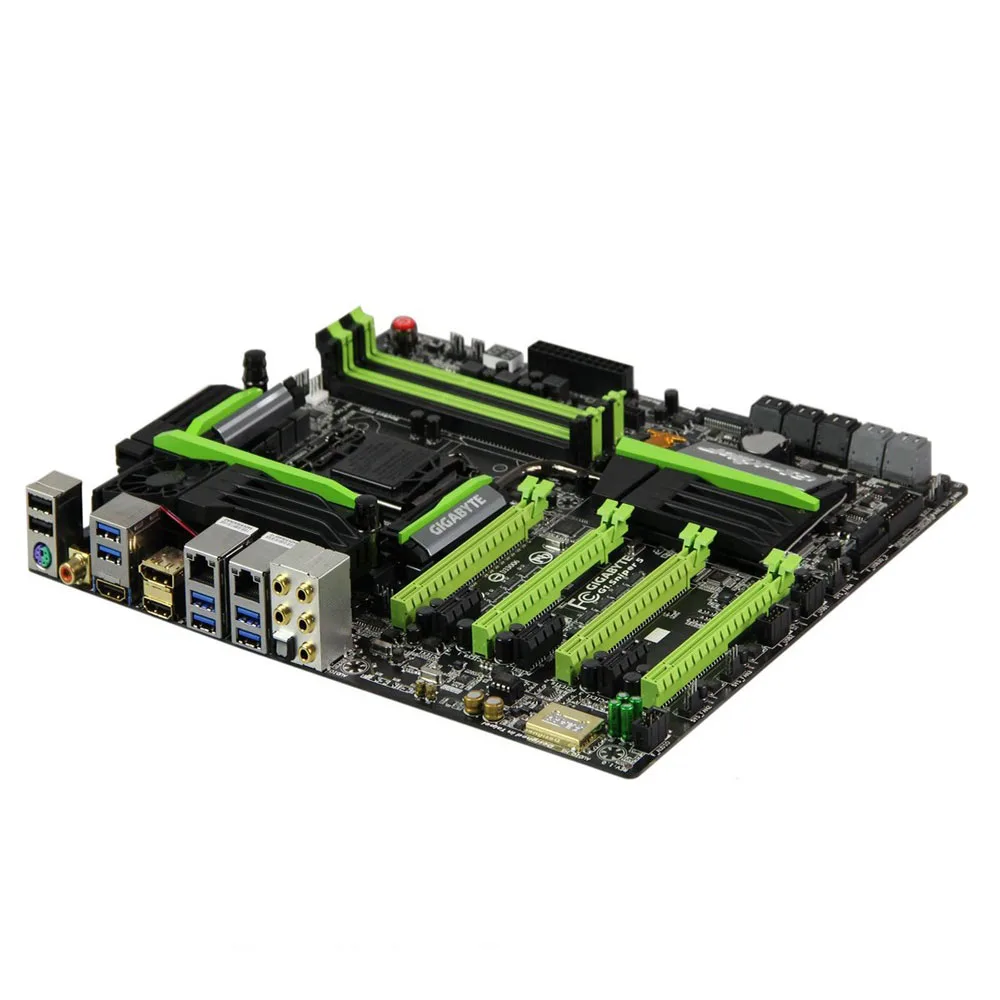 Оригинальная б/у рабочего стола материнской платы Gigabyte G1.Sniper 5 Z87 LGA 1150 Core i7 i5 i3 DDR3 32G SATA3 USB3.0 HDMI PCI-E 3,0 E-ATX