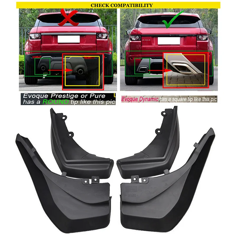 Подходит для RANGE ROVER EVOQUE 2012 2013 2014 2016 динамический брызговик брызговики переднее и