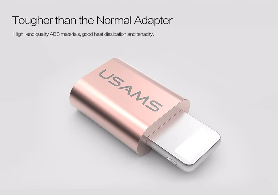 USAMS для iPhone OTG Micro Usb адаптер микро кабель для зарядки и синхронизации данных светильник для iPhone iPad