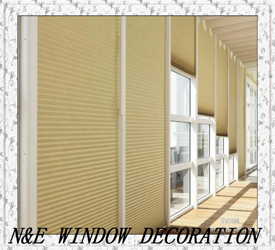 

Free shipping customized size high- quality honeycomb blinds window blinds 100% blackout roller blinds