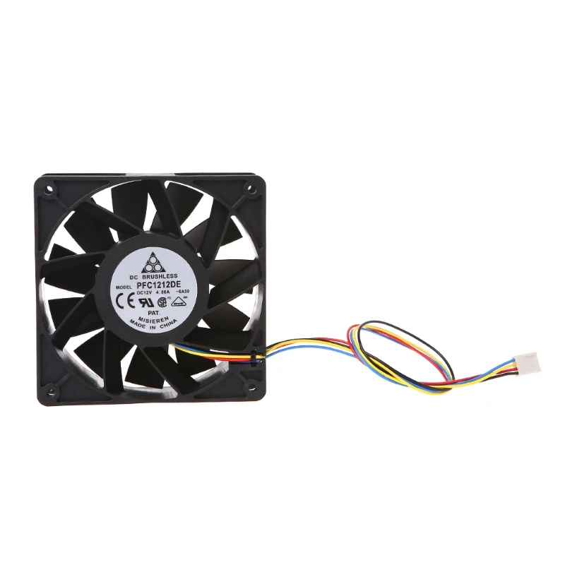120x120x38 мм бесщеточный DC12V 4.8A 11 лопастной вентилятор охлаждения 12038 Для Delta