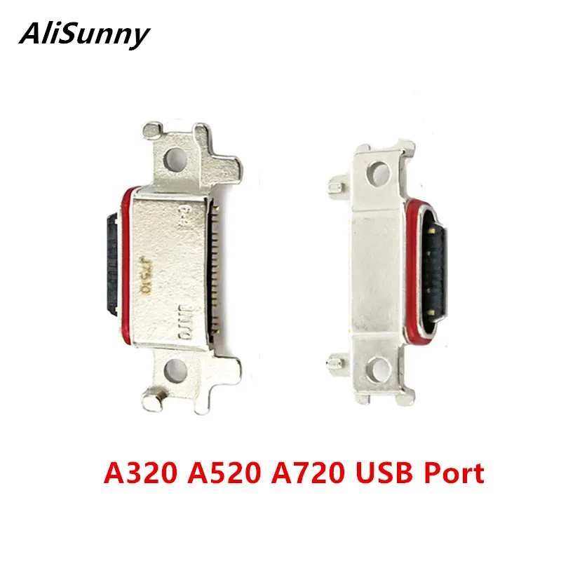 5 шт. USB коннектор для зарядного устройства SamSung Galaxy A320 A520 A720 2017|Шлейфы мобильных