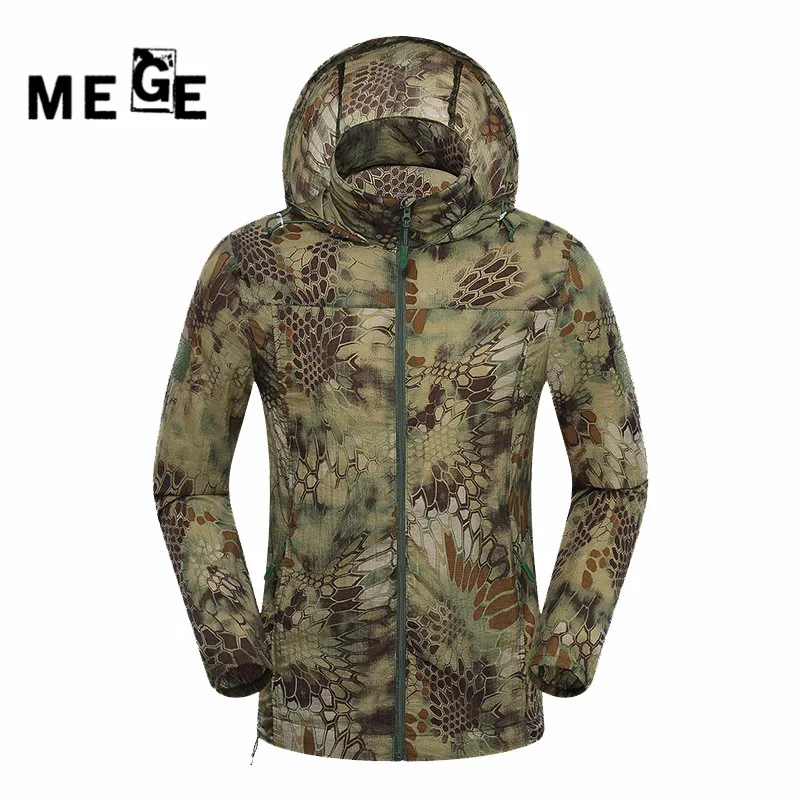 Мужская камуфляжная куртка с защитой от солнца и УФ лучей быстросохнущая|skin jacket|uv