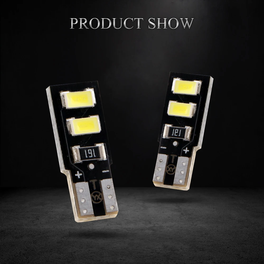 YM E-Bright 500 шт. 12 В T10 5730 4 SMD Новинка 194 168 W5W светодиодсветильник ширина автомобильная