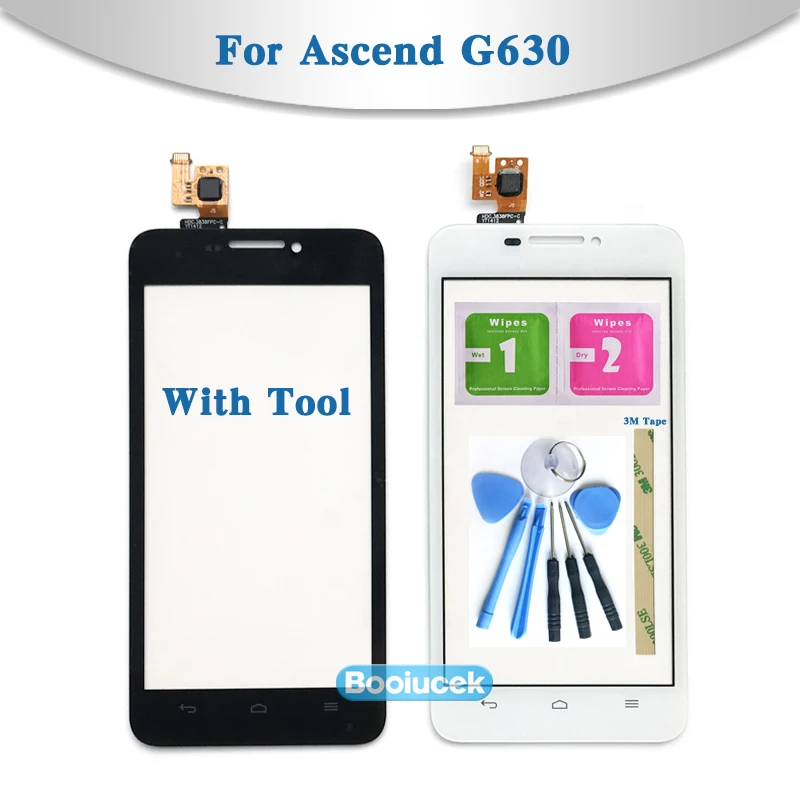 

High Quality 5.0" For Huawei Ascend G630 Touch Screen Digitizer Sensor Outer Glass Lens Panel
