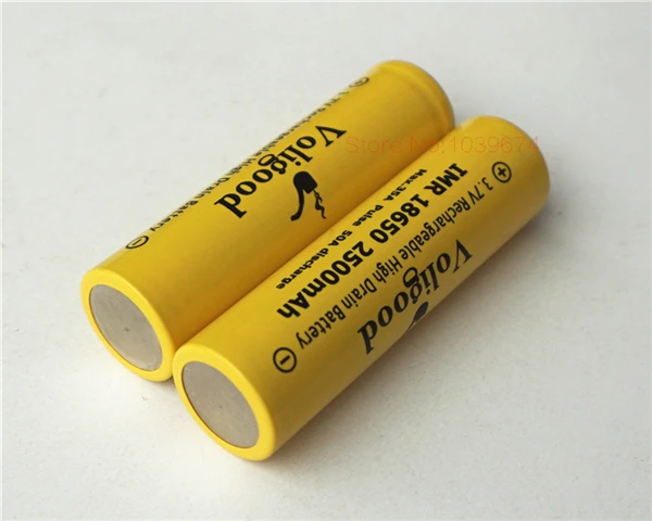 Перезаряжаемые литий ионные аккумуляторные батареи Voligood IMR 18650 35ah 50 Ач 2500 мАч 3 7 в 6
