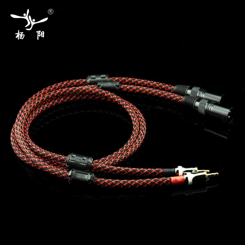 YYAUDIO L 4E6S DIY HIFI 3 5 мм к XLR аудиокабелю штыревой штыревому выделенному аудио кабелю|xlr