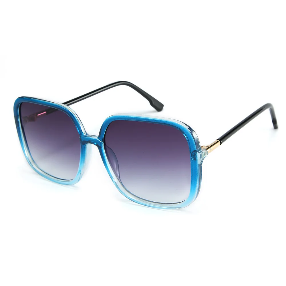 Модные мужские негабаритные Квадратные Солнцезащитные очки для женщин и мужчин