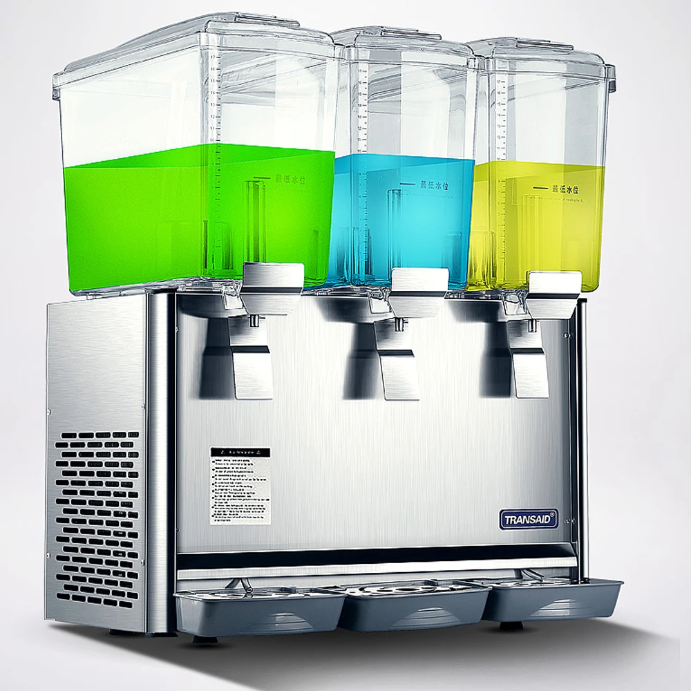 Двухцилиндровый соковыжималка контейнер для напитков 12л * 2 коммерческий