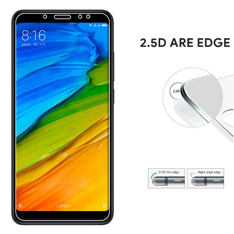 2 шт. Защитное стекло для Xiaomi Redmi 5 Plus 6A 6 Pro S2 Note закаленное Защитная пленка экрана