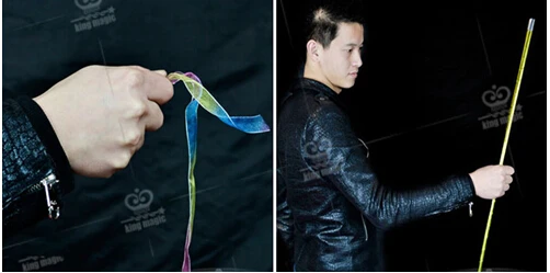 Бесплатная доставка шелковые шарфы волшебная палочка волшебный трюк детские