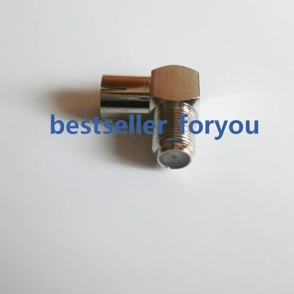 F гнездовой к IEC PAL DVB T ТВ разъем с прямым углом радиочастотного