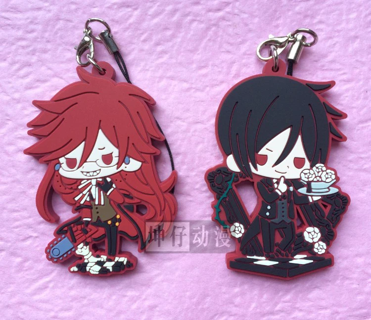 Брелок для ключей с изображением монстра себастьянского призрака из цирковой