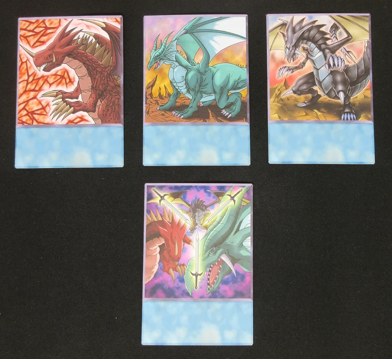 8 шт./компл. Yugioh аниме легендарный дракон карты клыком Critias коготь Hermos глаз тимеев легендарные Рыцари Аниме Специальные карты