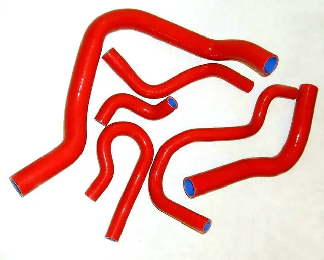 Red Hose Only Трехрядный алюминиевый радиатор для 1992-2000 HONDA CIVIC CRX DEL SOL B16A/B18C 1.6L EK4/EK9 EG6/EG9 EM1 MT 32 мм Труба вход/выход+ кожух вентилятора - Цвет: Red Hose Only