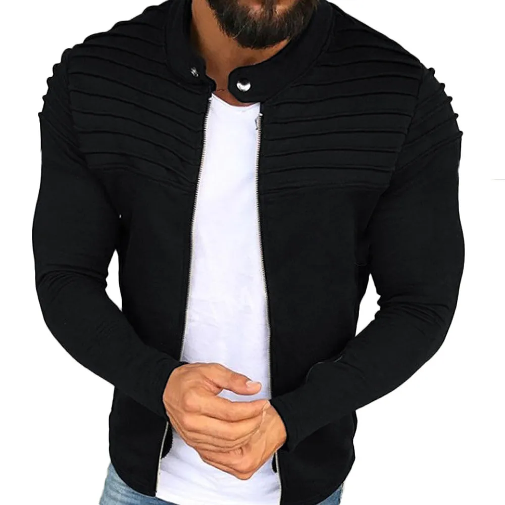 Womail jacket men denim jackets Autumn Casual sport Coats Bomber Jacket And Coats Slim Thick Parka Male Jacket Outwear J719