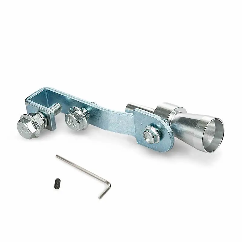 RASTP универсальный автомобильный турбо звуковой имитатор глушителя серебристый