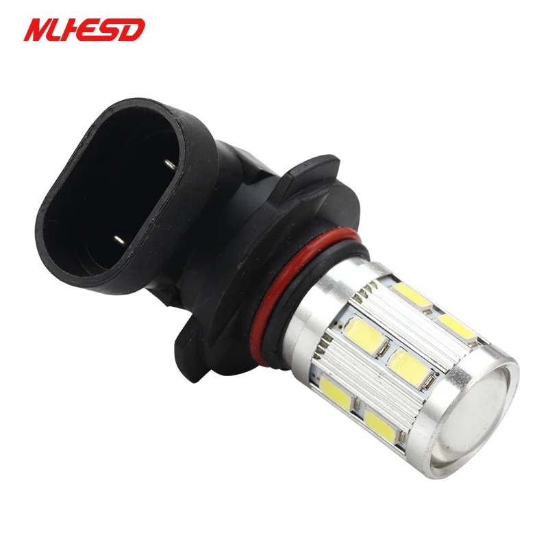 10X HB4 9005 9006 12SMD 5630 Cree чип с объективом супер белый светодиодный лампы 6000K 12V 15W