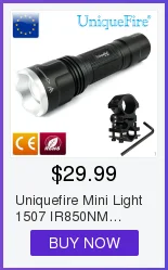 UniqueFire 1605 IR 940NM светодиодный светильник-вспышка 67 мм объектив инфракрасный светильник ночного видения фонарь 3 режима перезаряжаемый комплект для охоты