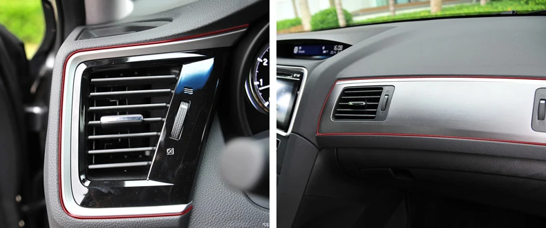 1 м / 6 многоцветный стайлинга автомобилей гибкие накладка литье тела наклейка