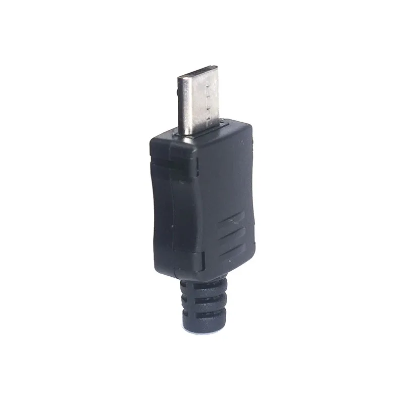 20 шт./лот USB папа 5 Pin с оболочкой микро разъем пластиковый корпус Джек Хвост