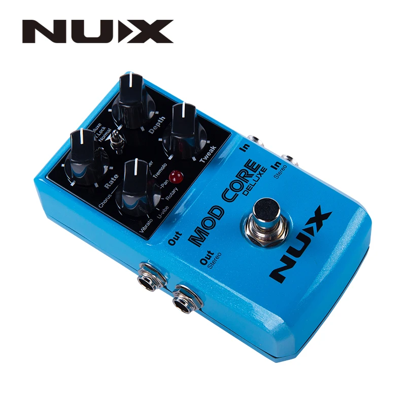 NUX Mod Core Роскошная Гитара педаль эффектов True Bypass 8 модуляции предустановленный
