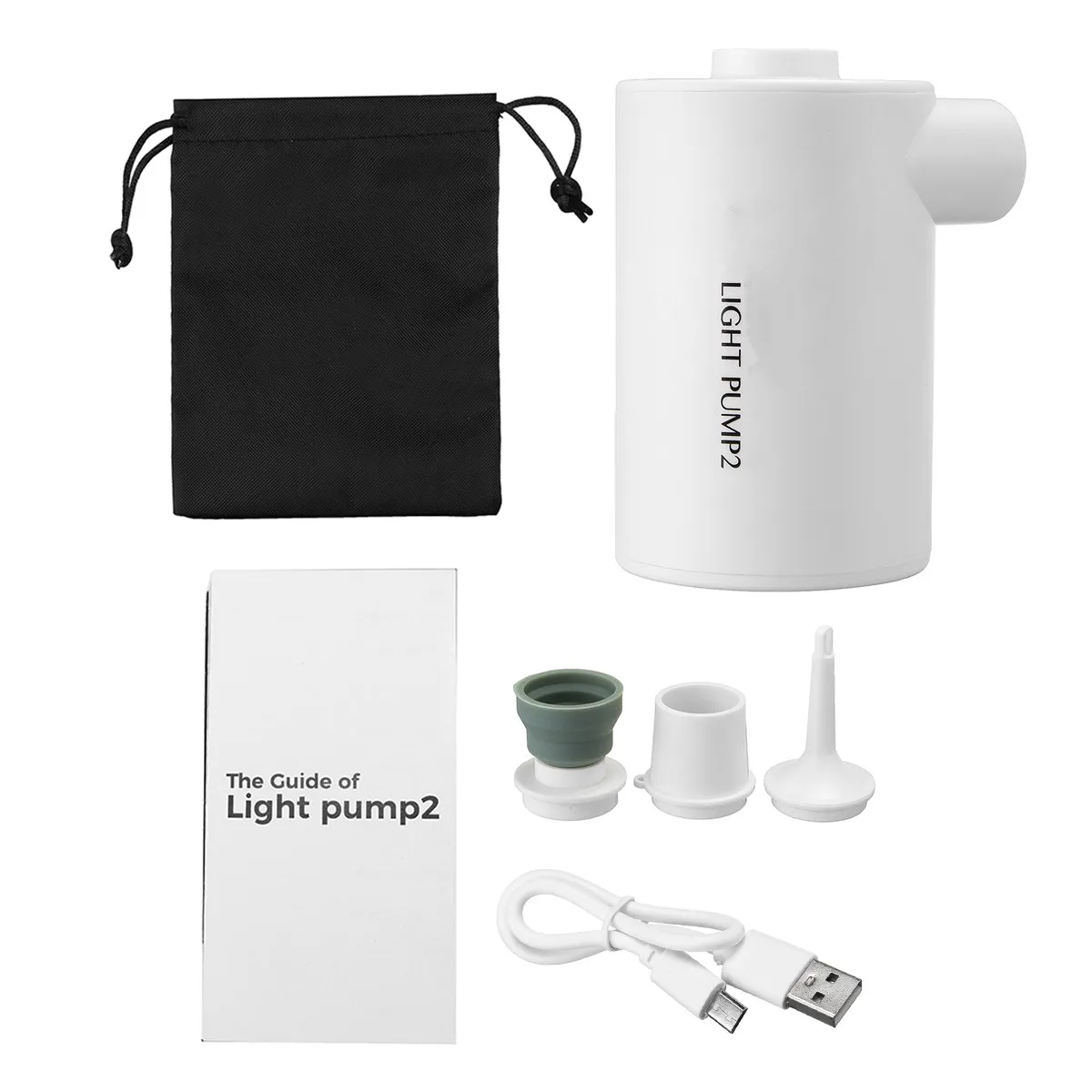 Водонепроницаемый воздушный насос электрический USB для кемпинга на открытом