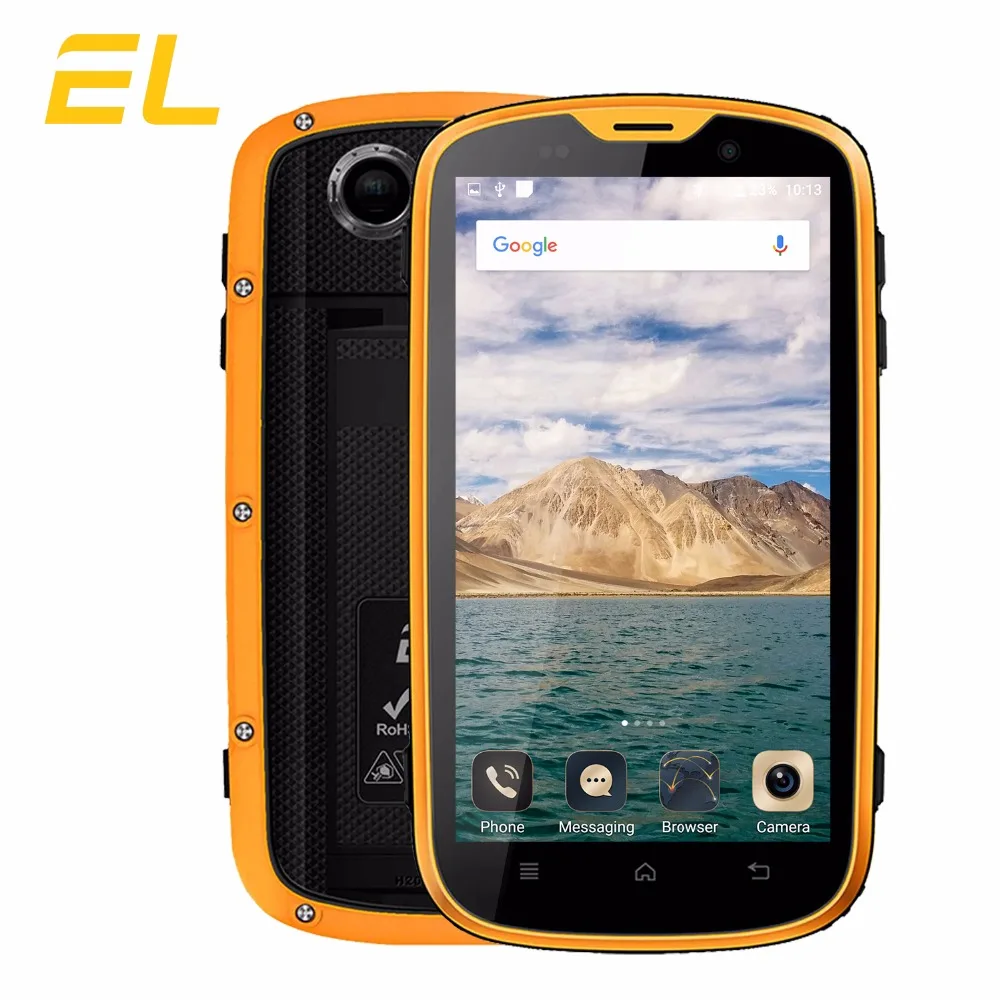 EL W5 4G мобильный телефон 4 0 дюйм(ов) MTK6735 четыре ядра 1 ГБ + 8 сотовые телефоны IP68 Dual Sim