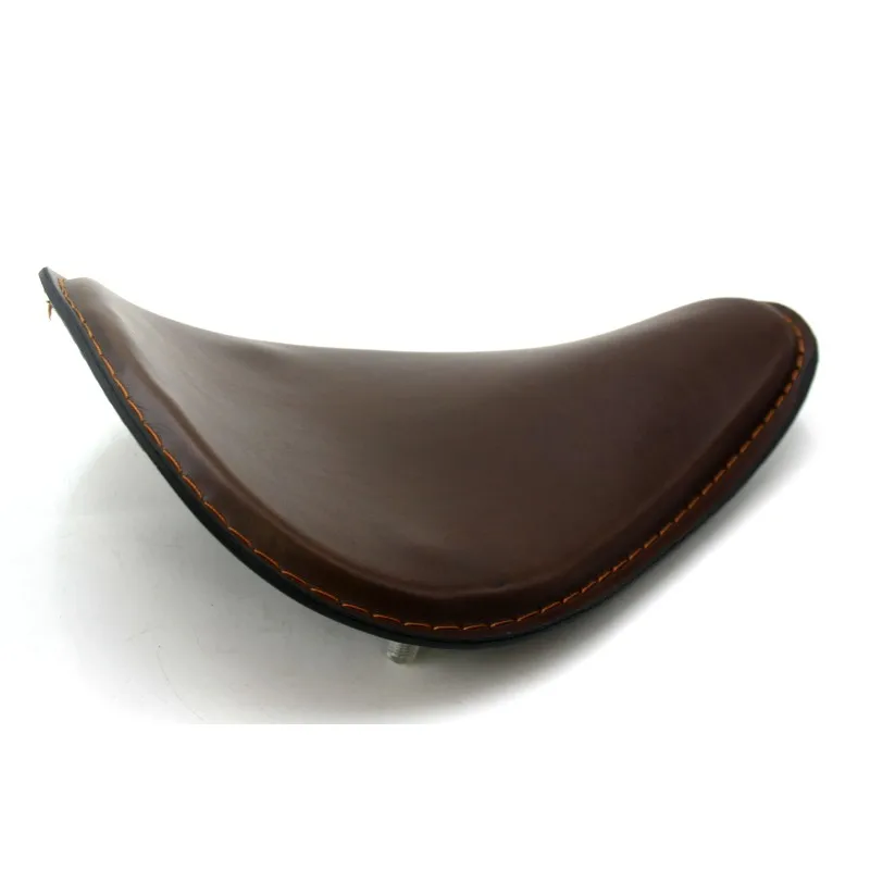 New Motorcycle Brown Slimline Spring Solo Seat for Harley Sportster Chopper Bobber Custom 883 XL |