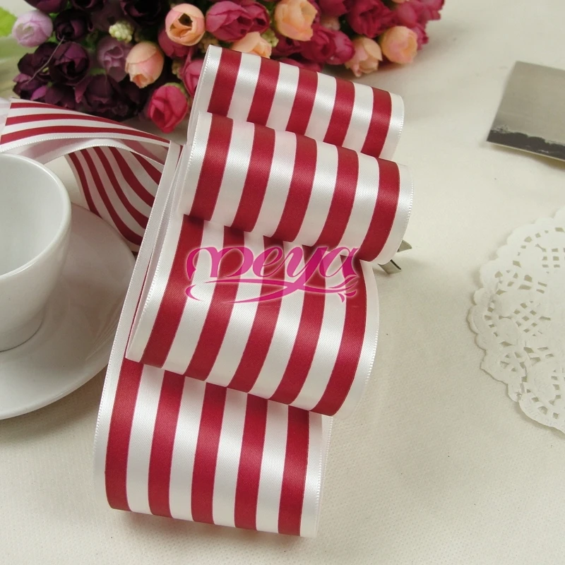 Freeshipping 25 yards for one color printed satin ribbon ribbons decorations 2 -1/2&quot 63MM 47700-063-000-C-K02-1-193 | Дом и сад