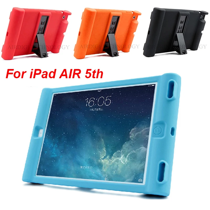 Умный чехол подставка для iPad 5 Air 1 чехлы детей безопасный силиконовый air защитные