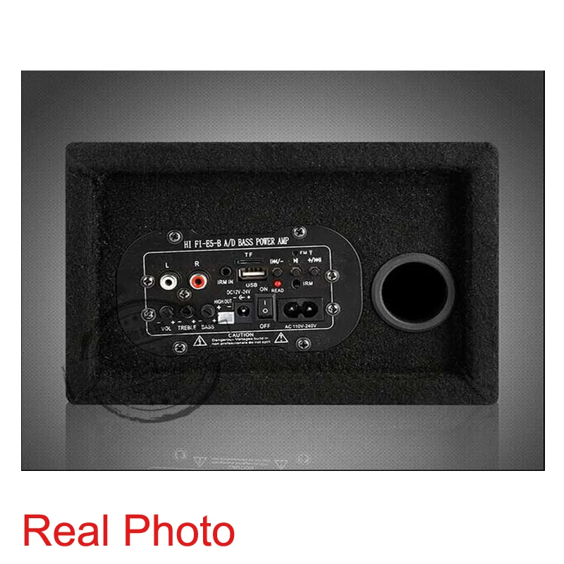 Портативная 6 дюймовая 12 В 220 автомобильная аудиосистема hifi активная колонка с