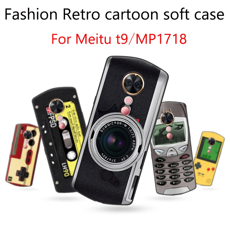 2 шт. чехол для Meitu T9 T 9 в стиле ретро мультяшный мягкий телефона s MP1718 задняя крышка