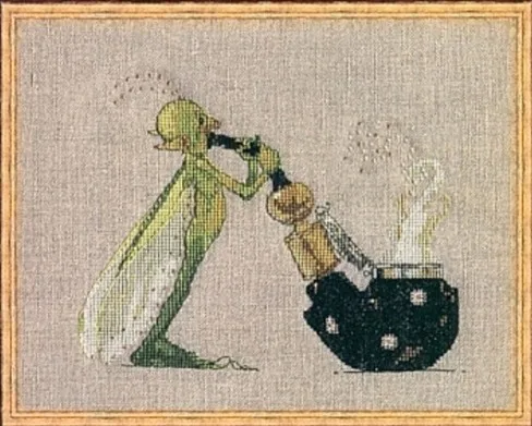 Высококачественный популярный милый Набор для вышивки крестиком зеленая пчела