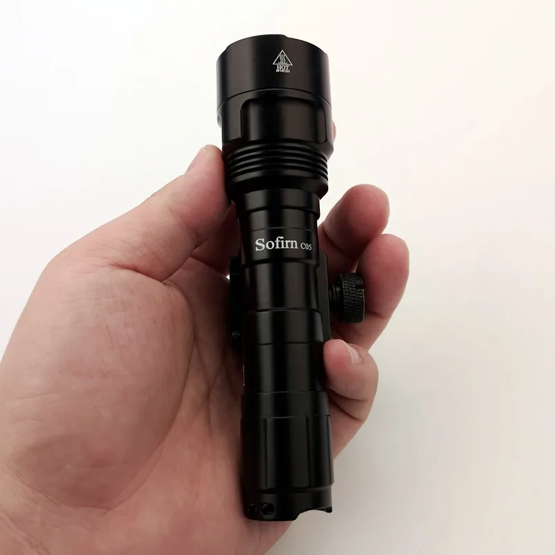 Sofirn C05 тактический светодиодный оружие светильник пистолет XPL Cree 18650 CR123A IPX8 1000LM