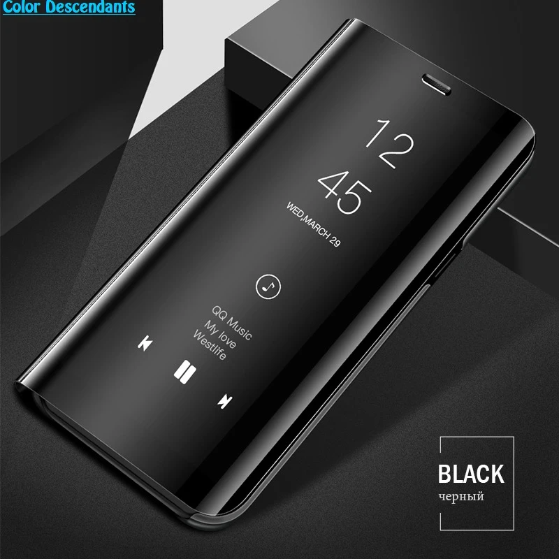Роскошный зеркальный флип-чехол для huawei P Smart P10 P20 Lite P20 Pro, прозрачный чехол-подставка для huawei mate 20 Lite 10 Pro, чехол s