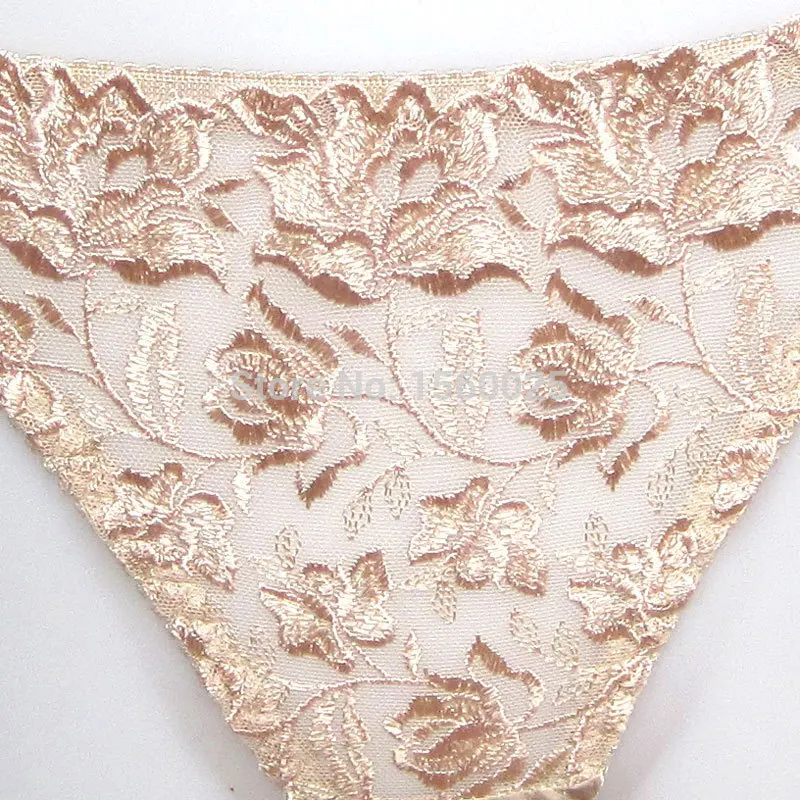 Женские кружевные трусики из чистого шелка 100% шелк тутового сексуальные