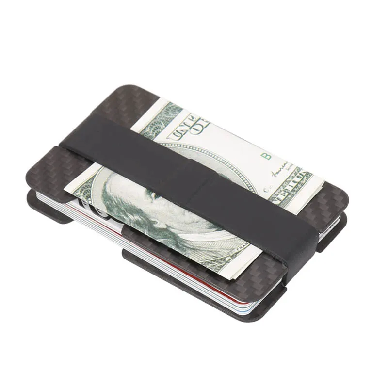 2018 новый дизайн минималистичный кошелек rfid Блокировка для мужчин из углеродного