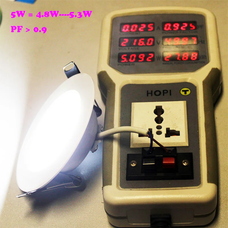 GD 220 В светодиодный светильник 3 Вт 10 15 точечный 2835 SMD Встраиваемый AC200 265V без