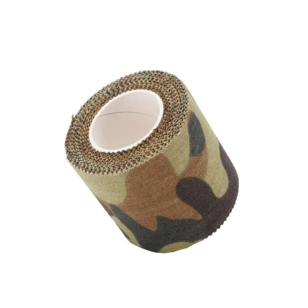 Камуфляжная армейская Нетканая когезионная повязка самоклеящаяся камуфляжная