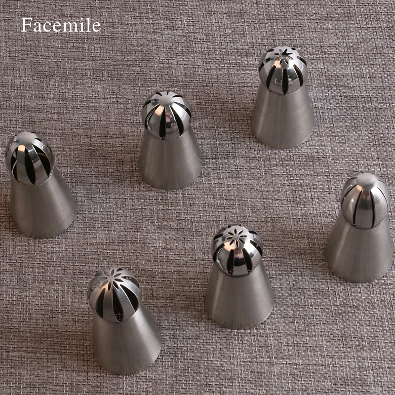 6 шт./компл. сферические наконечники шариков русская глазурь украшение для торта