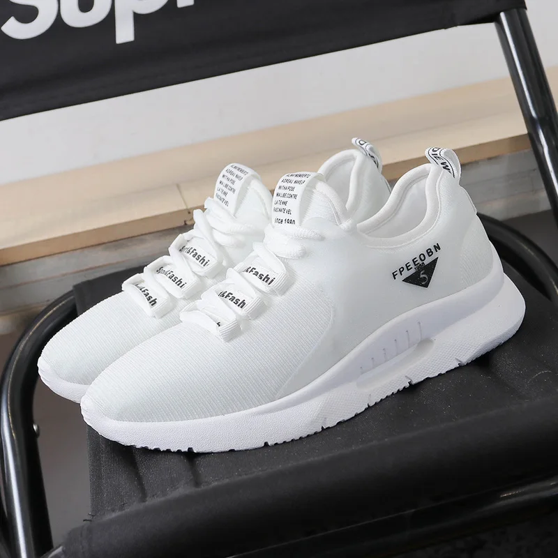 Женские уличные спортивные брендовые легкие кроссовки на шнуровке дышащие