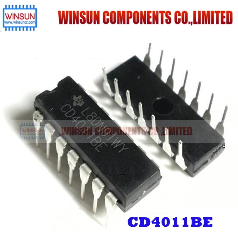 50 шт./лот CD4011BE DIP-14 CD4011 CMOS NAND GATES IC абсолютно новый | Обустройство дома