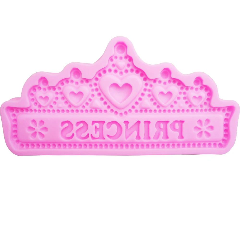 Силиконовая форма для короны принцессы Byjunyeor M657 помадки шоколада конфет леденцов