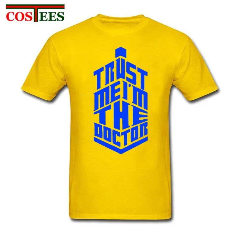 New fashion men doctor who t shirts cartoon DR WHO printed customized male tops Trust me I am the casual funny basic tees | Мужская