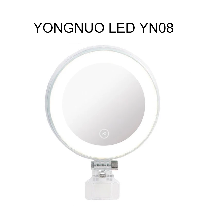 Yongnuo YN08 мини свет мобильного телефона фото заполняющий сенсорный экран