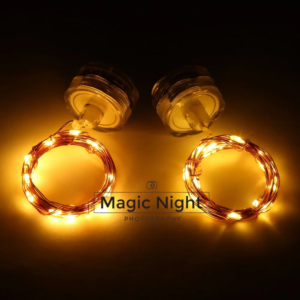 Погружная гирлянда Magicnight для ВАЗ 20 светодиодов медный провод 7 футов набор из 2