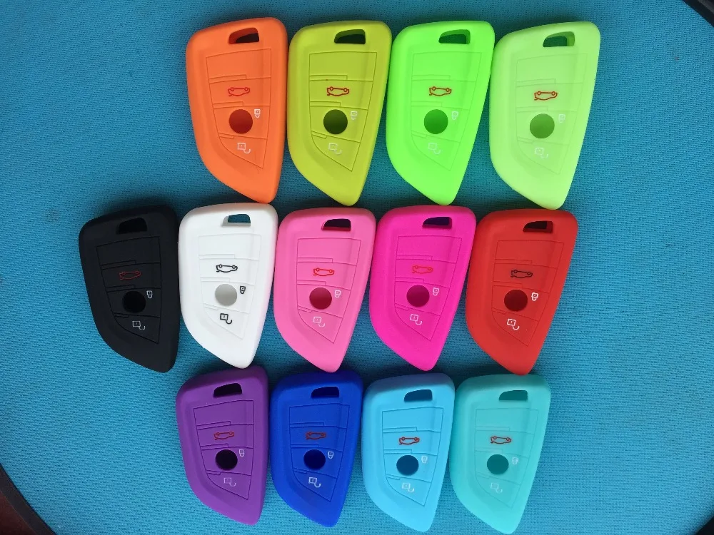 1 предмет Новинка Силиконовый чехол для ключей от машины 3 кнопки дистанционного