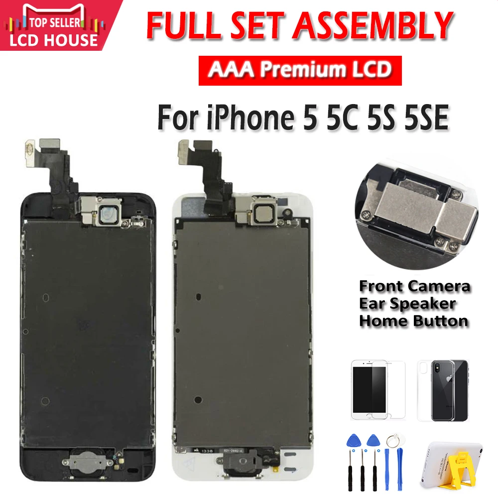 Полный комплект ЖК дисплея для iPhone 5 дисплей с комплектом сменных экранов 5C SE