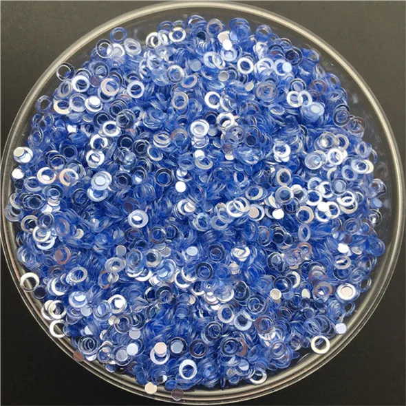 YZ Blue 20g 2 и 3 мм двойной круг из ПВХ свободные блестками блестящие пайетки для ногтей маникюр/шитья/свадебные конфетти украшения - Цвет: YZ Blue